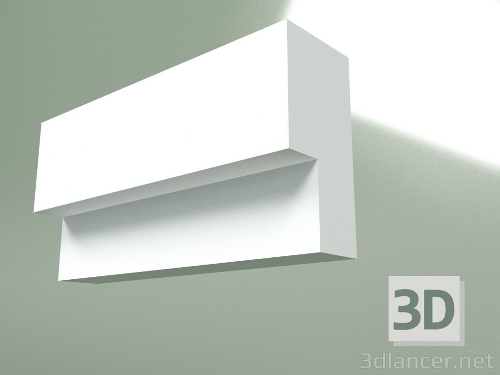 Modelo 3d Cornija de gesso (plinto de teto) KT233 - preview