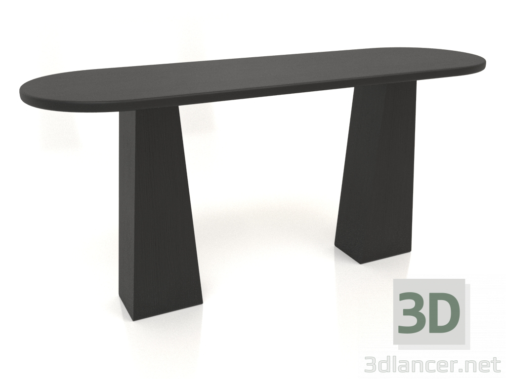 3d model Table RT 10 (1600x500x750, wood black) - preview