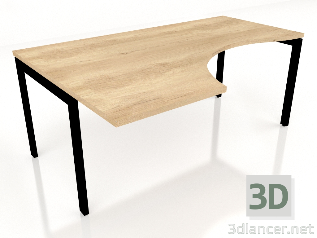 3d model Mesa de trabajo Ogi U BOU25 (1800x1200) - vista previa