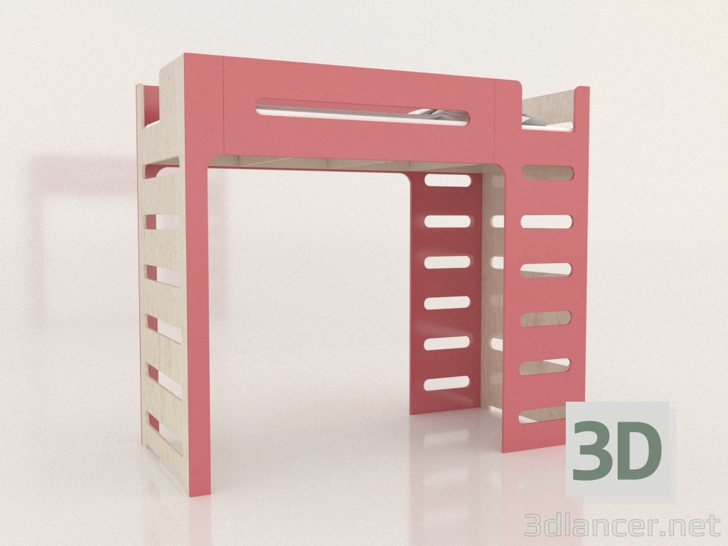 modèle 3D Lit mezzanine MOVE GR (FEMGR2) - preview