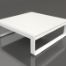 3d model Mesa de centro 90 (Polietileno blanco, Blanco) - vista previa