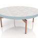 3d model Round coffee table Ø90x36 (Blue grey, DEKTON Kreta) - preview