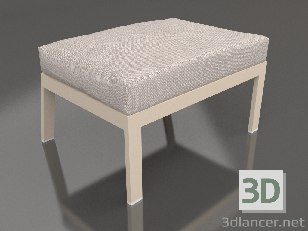 Modelo 3d Pufe para cadeira (areia) - preview