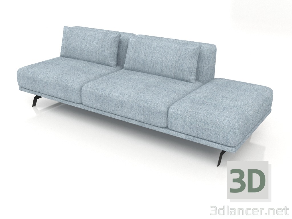 3d model Galaxy 18 sofa module - preview