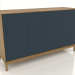 3D Modell FARGO TV-Ständer mit gefrästen Fronten 1600x500x950 mm (Dunkelkobalt, Natureiche, Option 2) - Vorschau
