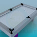 3d model billiard table - preview