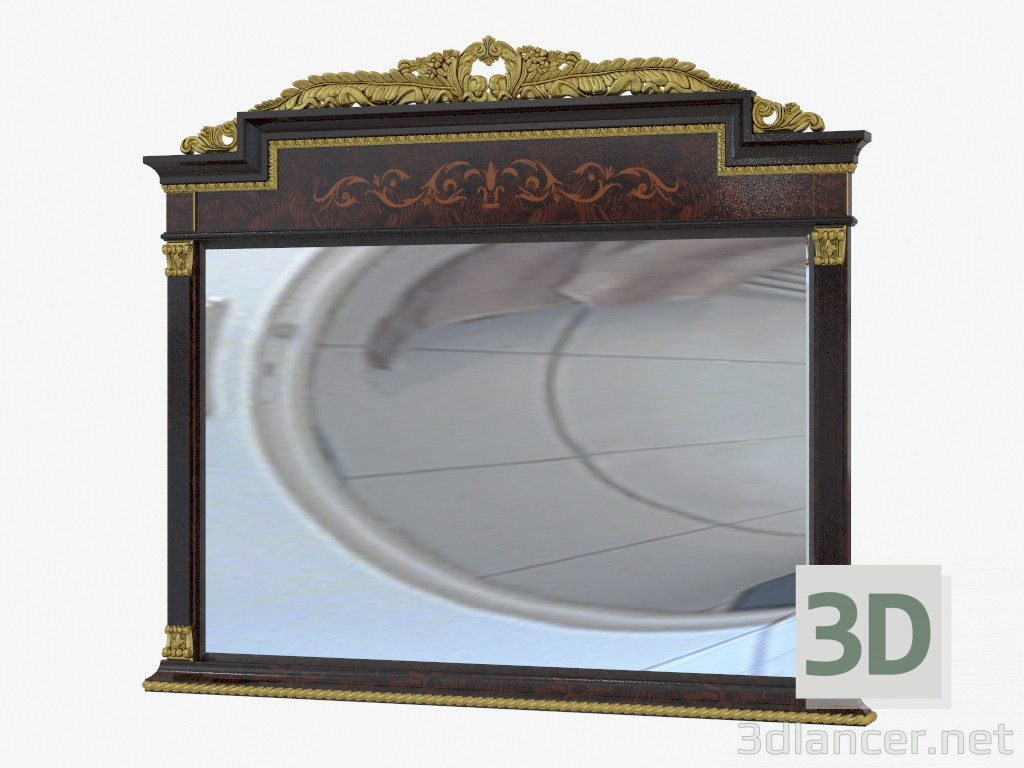 3d model Mirror in the classical style of 1680S - preview