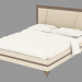 3d model Double bed L1MON - preview