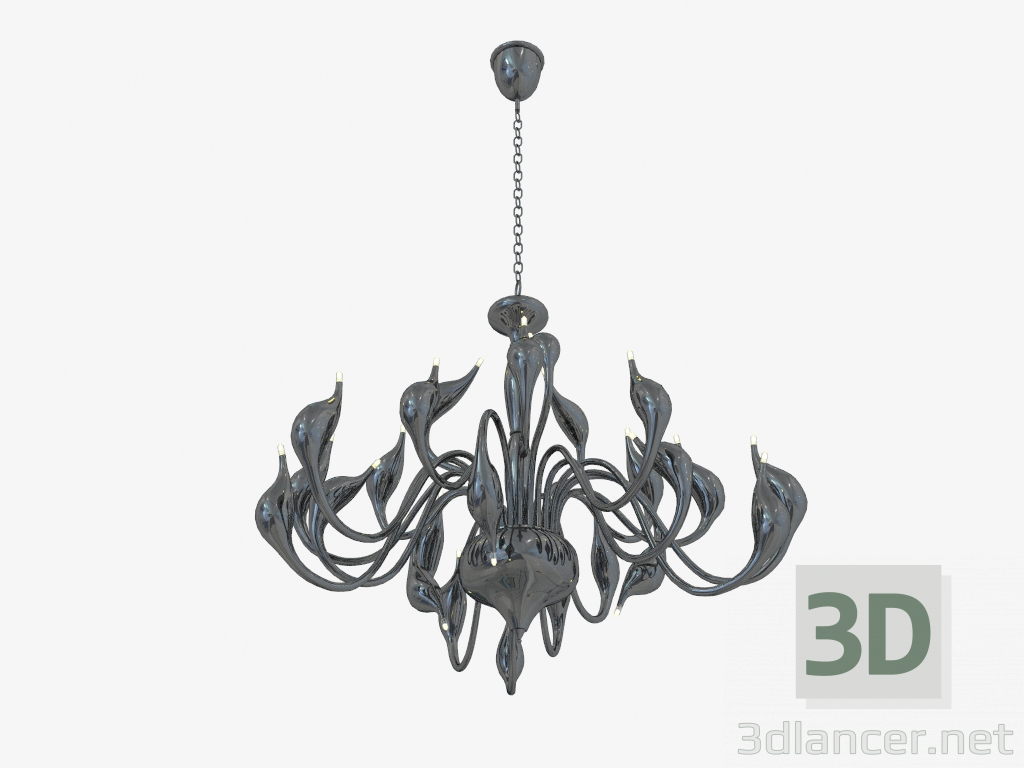 3d model Chandelier pendant Cigno Collo (751247) - preview