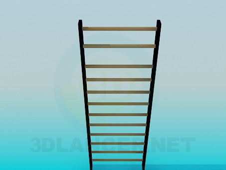 3d model Wall bars - preview