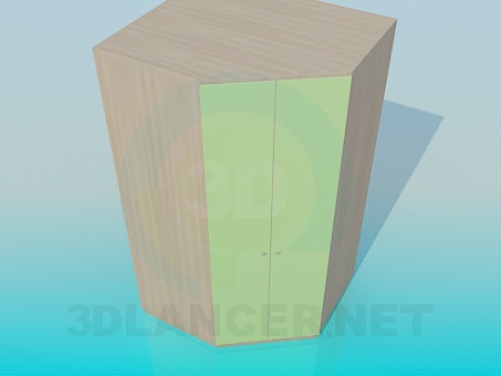 3d model Corner cabinet - preview