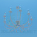 3d model Lámpara Chandelier con candelabros - vista previa