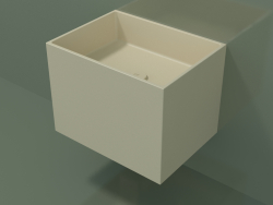 Wall-mounted washbasin (02UN22101, Bone C39, L 48, P 36, H 36 cm)