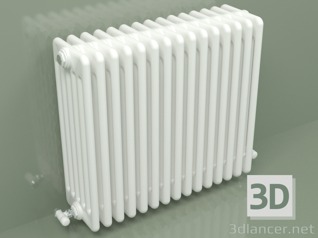 3d model Radiador TESI 6 (H 600 15EL, blanco estándar) - vista previa