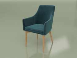 Demi-fauteuil Miami (Chêne)