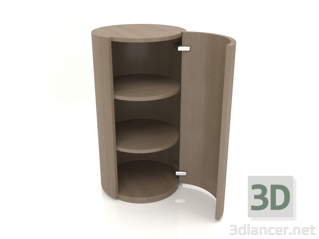 3d model Mueble (con puerta abierta) TM 09 (D=503x931, gris madera) - vista previa