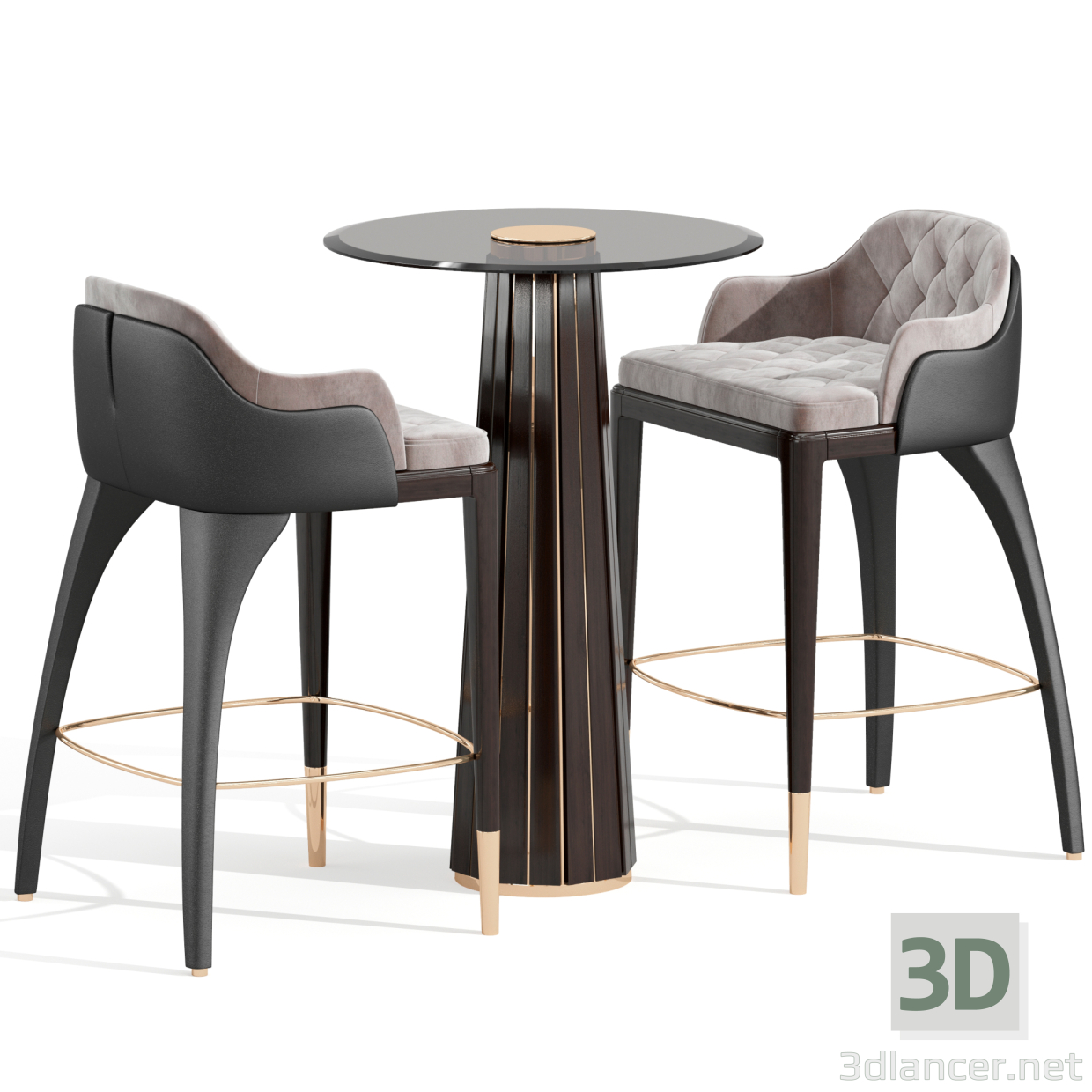 modello 3D di TAVOLO BAR DARIAN comprare - rendering