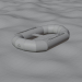 3d model bote inflable - vista previa