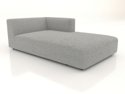 Chaiselongue (XL) 103x205 mit Armlehne rechts