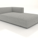 3d model Chaise longue (XL) 103x205 con reposabrazos a la derecha - vista previa