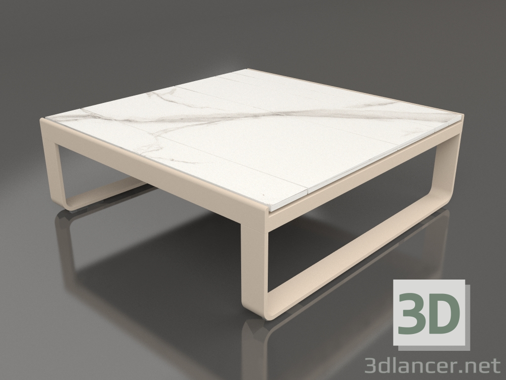 Modelo 3d Mesa de centro 90 (DEKTON Aura, Areia) - preview