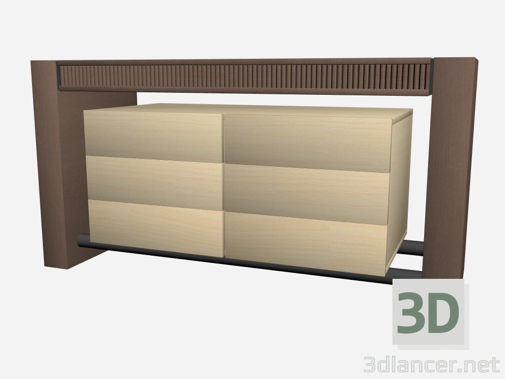 3d model Ruthy Dresser 1 - preview