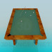 3d model billiard table - preview