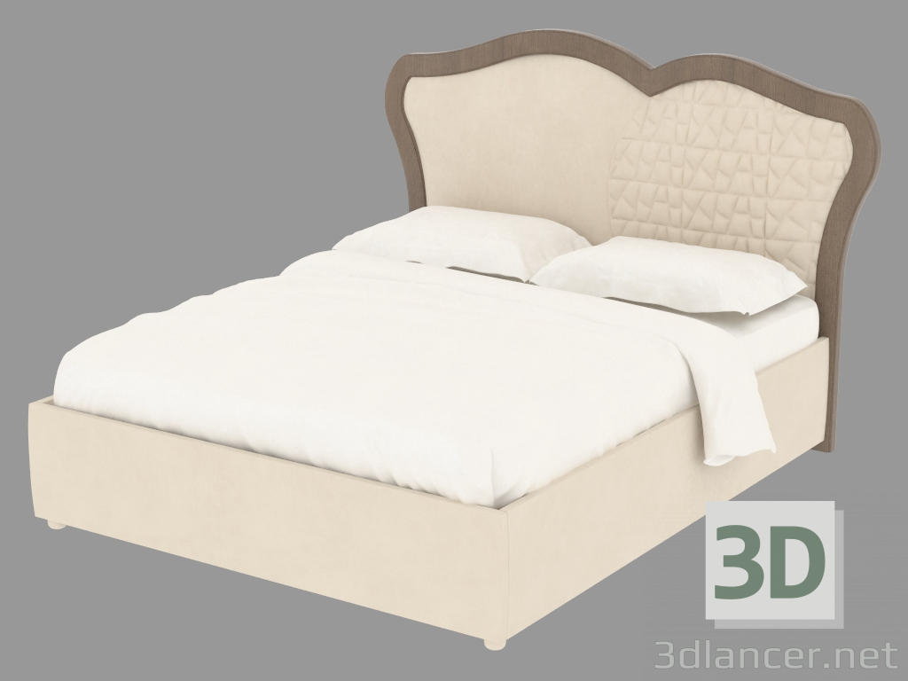 modello 3D Letto matrimoniale L2IMONC - anteprima