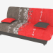 3d model Sofa Niort - vista previa