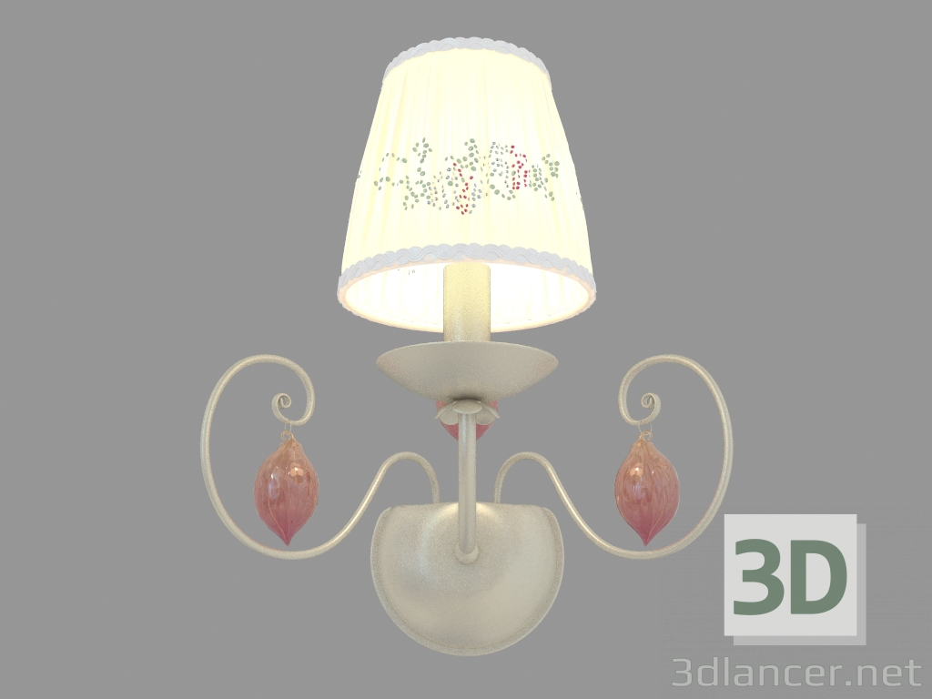 modèle 3D Applique Adriana (3922 1W) - preview