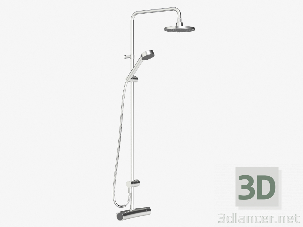 3d model Kit de sistema de ducha MMIX 160 c / c - vista previa