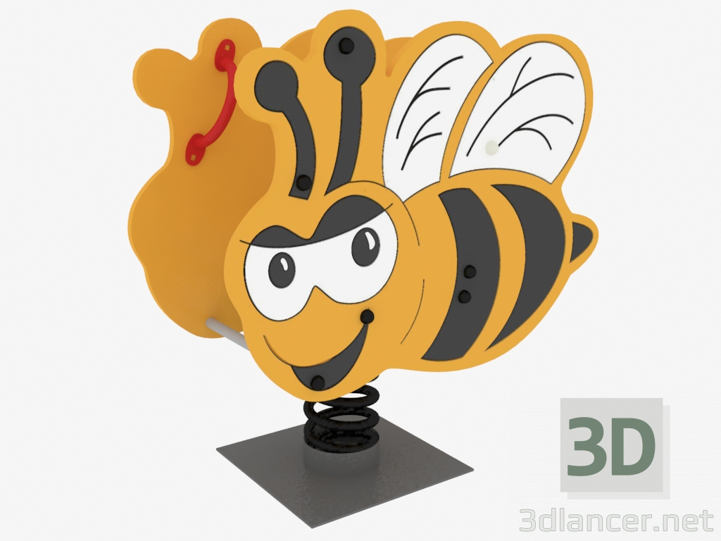 modèle 3D Rocking chair d'une aire de jeux pour enfants Bee (6108) - preview