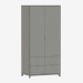 3d model Wardrobe CASE №4 - 1000 with drawers (IDC018004106) - preview