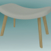 3D modeli AUKI footrest (S116) - önizleme