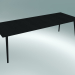 3d model Mesa de comedor In Between (SK6, 250x100cm H 74cm, Roble lacado negro) - vista previa