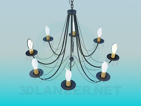 Modelo 3d Candelabro - preview