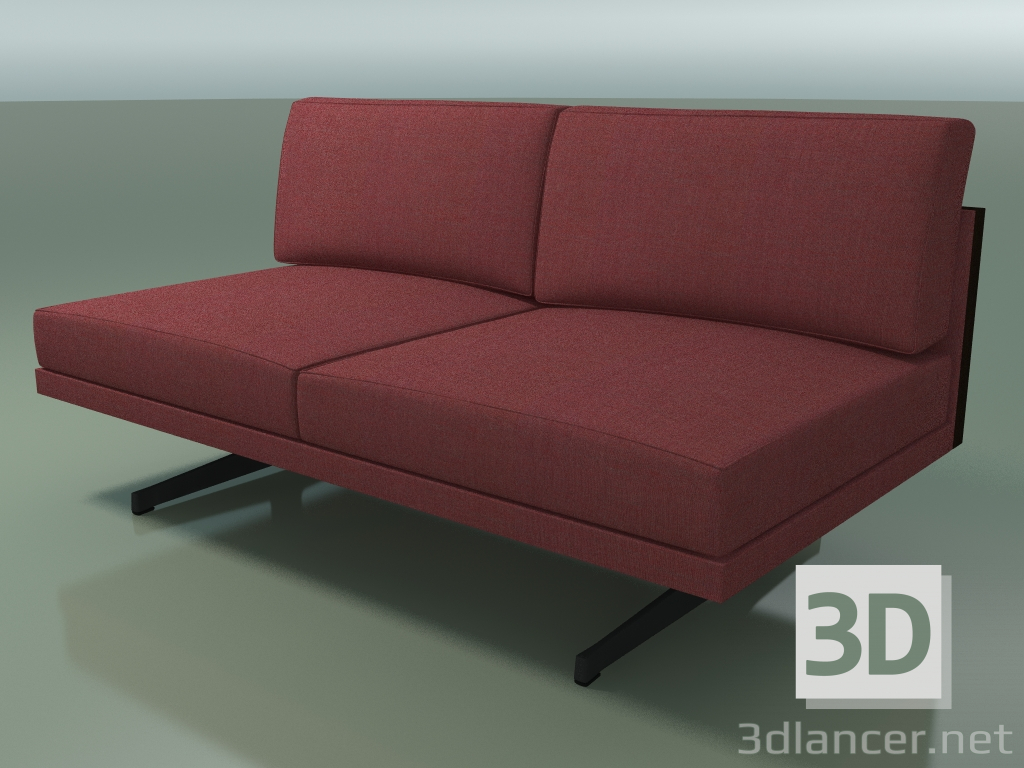 3d model Módulo central 5228 (patas en H, Wenge) - vista previa