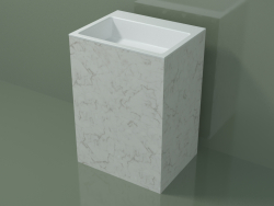 Lavabo de pie (03R136303, Carrara M01, L 60, P 48, H 85 cm)