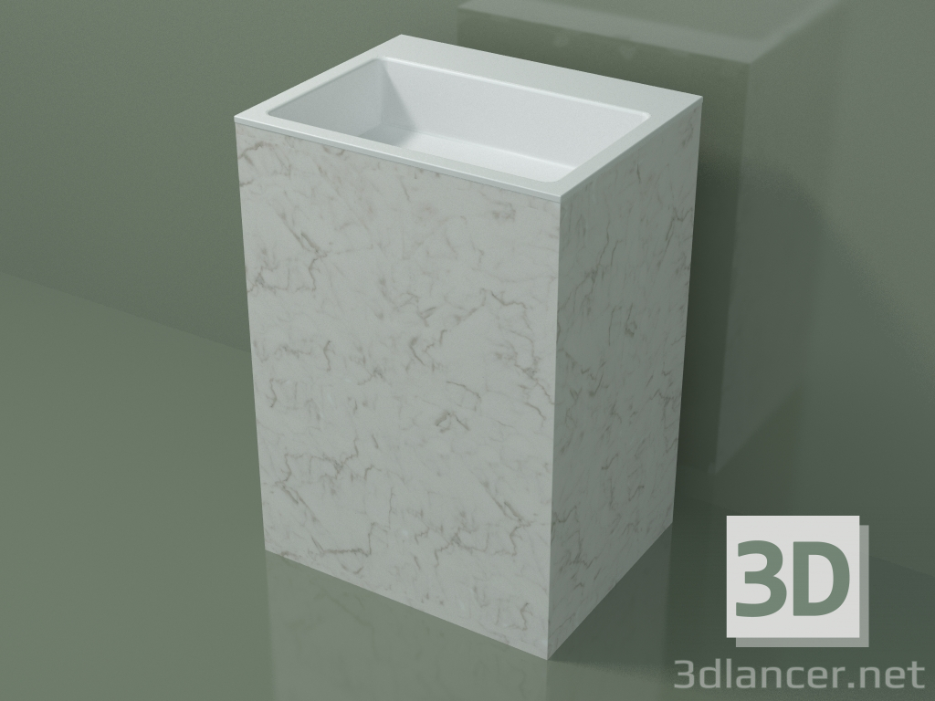 Modelo 3d Lavatório autônomo (03R136303, Carrara M01, L 60, P 48, H 85 cm) - preview