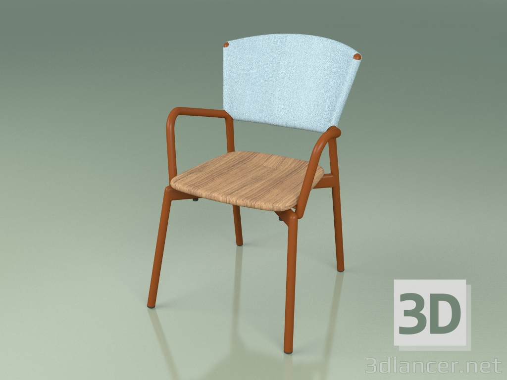 3d model Silla 021 (Metal Rust, Sky) - vista previa