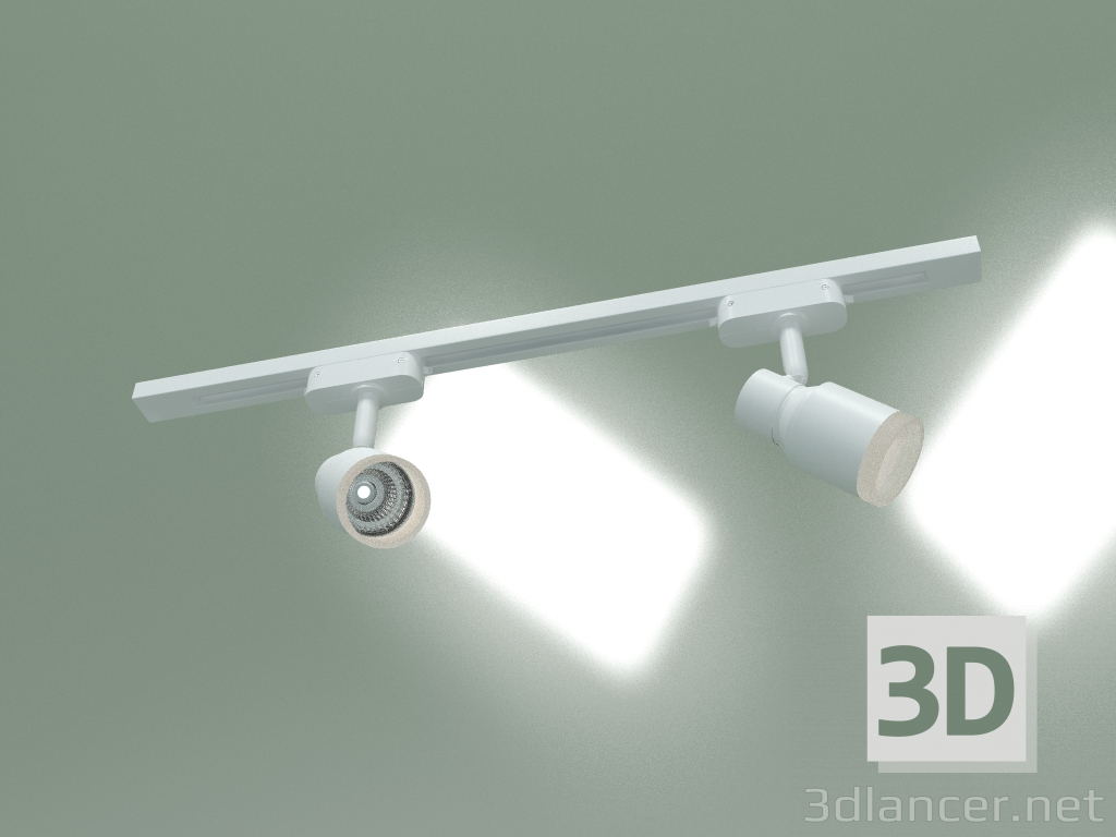 3D Modell LED-Schienenleuchte Molly LTB31 (weiß) - Vorschau