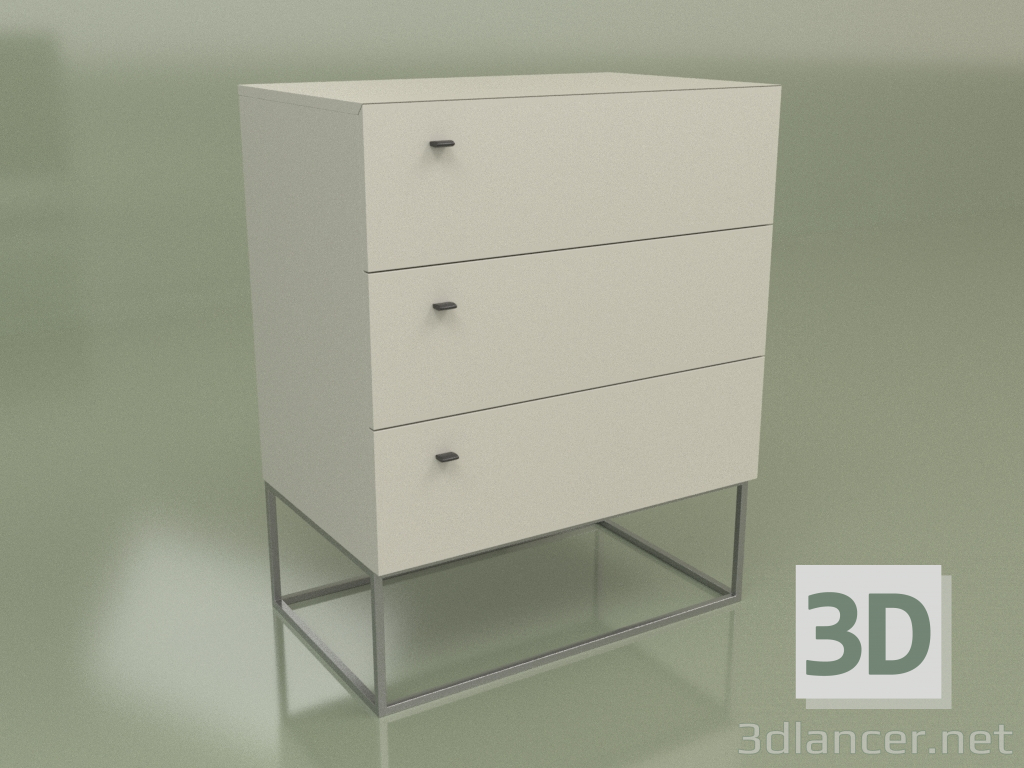 3d model Chest of drawers Lf 340 (Ash) - preview