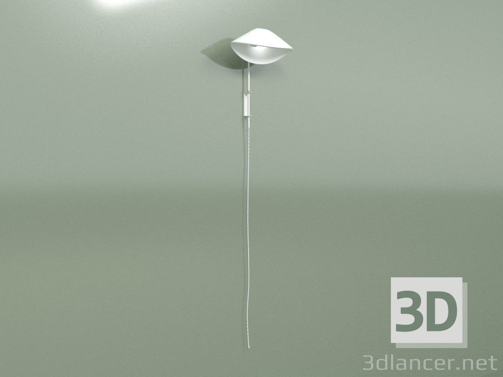 3d model Aplique de pared Antony (blanco) - vista previa