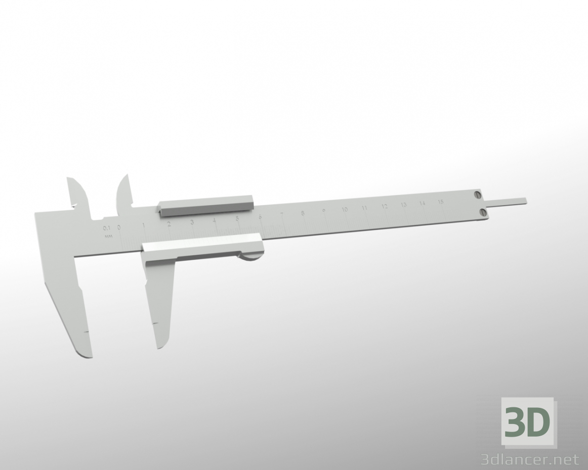 Messschieber 3D-Modell kaufen - Rendern