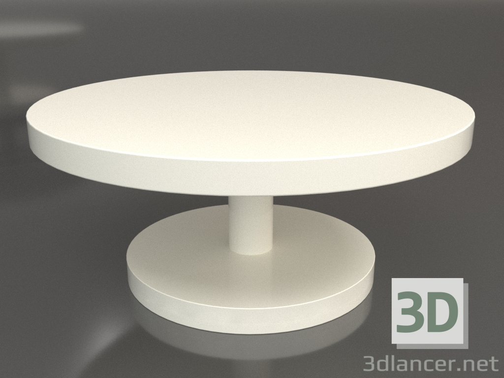 3d model Mesa de centro JT 022 (D=800x350, color plástico blanco) - vista previa