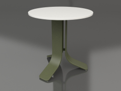 Table basse Ø50 (Vert olive, DEKTON Zenith)