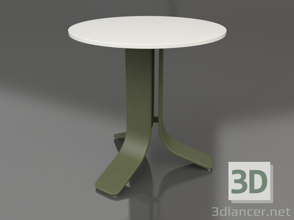 3d model Mesa de centro Ø50 (Verde oliva, DEKTON Zenith) - vista previa