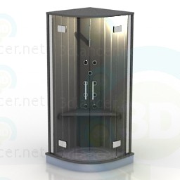 3d model Ducha walk-in - vista previa