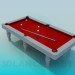 modèle 3D table de billard - preview