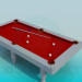 modèle 3D table de billard - preview